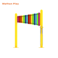 Xylophone d'extérieur pour enfants au design personnalisé, en tuyau galvanisé et alliage d'aluminium, instrument de musique, garantie 1 an pour parcs et écoles