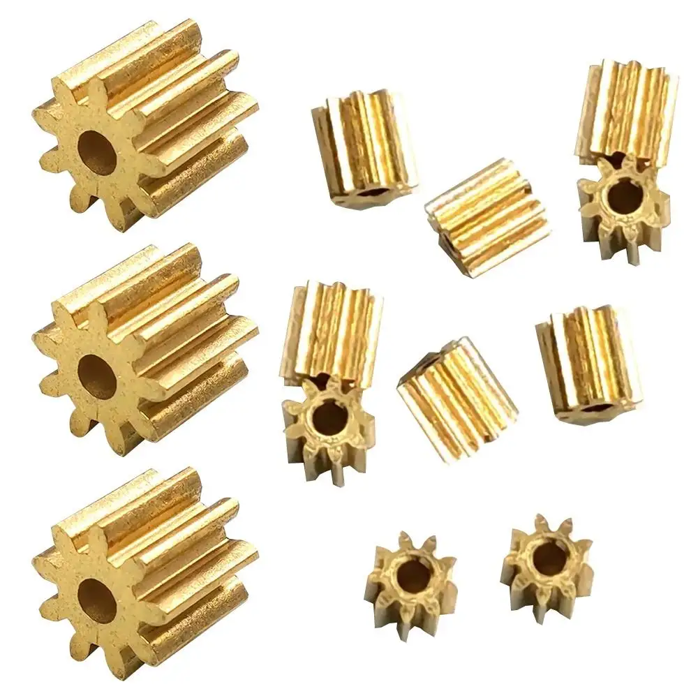 Different modules brass spur gears for power transmission machine CNC machining services