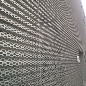 Panneau en aluminium ondulé perforé Great Wall, panneau suspendu en métal ondulé, panneau décoratif en aluminium pour mur extérieur architectural - Product Image 3
