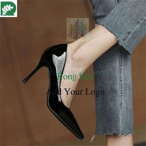 Vendita pump scarpe da donna tacchi da donna 2023 nero rosso nudo scarpe tacchi alti per le <span class=keywords><strong>donne</strong></span> e le signore - Product Image 2