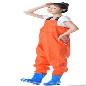 TOPIND Offre Spéciale Wader de poitrine en PVC personnalisé avec bottes pour femme - Product Image 1