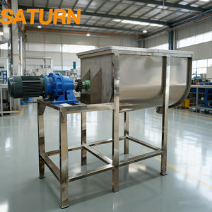 Nastro miscelatore a nastro a doppia vite da 500l miscelatore in acciaio inox miscelatore frullatore per pollo in polvere - Product Image 2