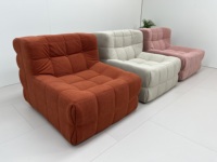 Fauteuil Ingle d'Usine, Fauteuils Modernes Inclinables, Ensemble de Canapé Modulaire Compressé, Mobilier de Salon Canapé