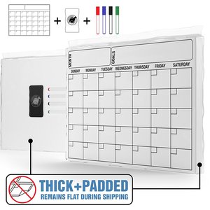 Tableau magnétique en caoutchouc souple pour réfrigérateur, tableau blanc, tableau de notes, tableau d'affichage pour cuisine, bureau, planificateur, liste de courses, aimants pour réfrigérateur - Product Image 6