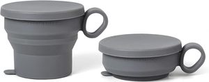 Gobelet de voyage pliable en silicone YDS Mini, réutilisable, qualité alimentaire, sans BPA, léger, incassable, portable, gobelet pliable en silicone - Product Image 2