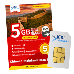 Tarjetas SIM de datos ilimitados 5G para viajes en China continental, de 1/3/5/7/15/30 días, con embalaje personalizado para revendedores, al por mayor. - Product Image 5