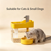 Fontaine à eau intelligente pour animaux de compagnie, distributeur automatique d'eau pour chiens et chats, purificateur d'eau douce 1,5 L, bouteille d'eau pour chatons en PP solide, écologique