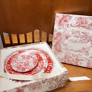 Assiette en céramique au design populaire, vaisselle en porcelaine, compatible micro-ondes et four, vente en gros à bon prix - Product Image 3