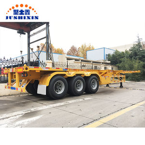 2018 Semi remolque 2/<span class=keywords><strong>3</strong></span> eje esqueleto 20ft envío remolque contenedor - Product Image 4