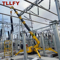 Mini-grue araignée automotrice avec télécommande 5T, chenilles pliables, moteur