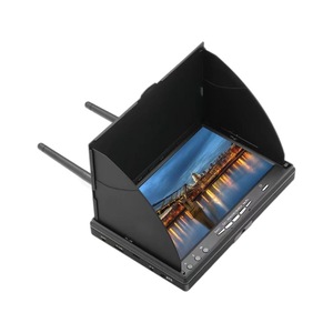 Moniteur de <span class=keywords><strong>surveillance</strong></span> aérienne LCD5802D, écran 7 pouces, enregistrement DVR, <span class=keywords><strong>drone</strong></span> HD, transmission d'images FPV pour avion extérieur, PVC manuel - Product Image 5