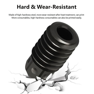 Kit Hotend Universel pour Imprimante 3D Bambu Lab A1/A1 mini, Buse en Acier Trempé Amovible, Haute Vitesse - Product Image 2