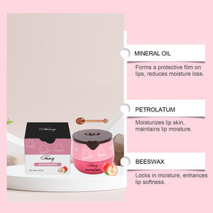 Mascarilla Labial de Melocotón 5.5g, Marca Privada OEM, Hidrata, Rellena, Suaviza, Nutre Durante la Noche, en Lata - Product Image 5