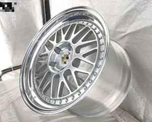 Vorgin Juego de 2 Ruedas Nuevas Personalizadas de Aleación Plateada Pulida y Forjada de 15 17 18 20 Pulgadas con 5/6 Birlos para Porche, Maserati, BMW, Audi - Product Image 4