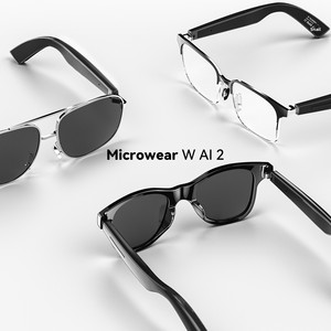 Gafas Inteligentes con IA Unisex |   3 Marcos de Repuesto con Carga Magnética, Cancelación de Ruido del 95%, Llamadas Bluetooth, Traducción por IA y Grabación - Product Image 4