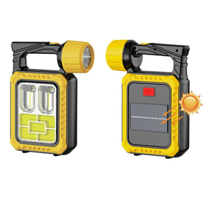 Nouvelle lampe solaire LED d'extérieur, lampe de poche d'urgence pour le camping, lampe torche multifonctionnelle COB+LED, lampe solaire portable pour le jardin et le paysage - Product Image 5