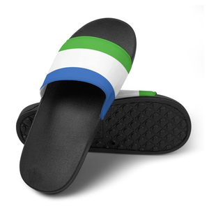 Zapatillas de verano con bandera de Sierra Leona para mujeres y hombres, zapatos de playa unisex a la moda, estante para zapatos, almacenamiento - Product Image 1