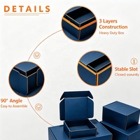 Boîtes d'expédition sportives personnalisées en carton ondulé avec impression de logo pour les ensembles de vêtements de fitness et les coffrets cadeaux