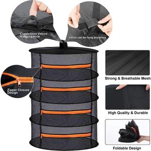 Mesh Hanging Dry <b>Net</b> for Drying Herbs Beans Flowers Food Plants Fish Grow Veg Bud Dry <b>Net</b> With Zipper - Product Image 5