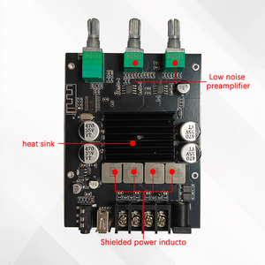 Bo mạch khuếch đại âm thanh chuyên nghiệp TS-1002T tùy chỉnh, sử dụng tại nhà, công suất 100W*<span class=keywords><strong>2</strong></span>, điều chỉnh cao/thấp FM, công suất đầu ra 30W - Product Image 4
