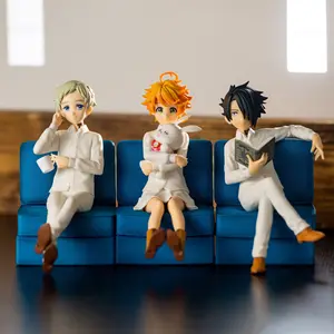 Mainan Action Figure PVC Neverland Emma Ray yang dijanjikan boneka Model koleksi figur Neverland yang dijanjikan