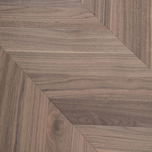 Parquet en bois d'ingénierie ondulé en chevron, multicouche, en noyer noir lisse, qualité ABC, résistant à l'usure, AS2047, 15 mm, pour appartement - Product Image 1