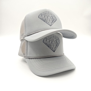 Nueva Gorra de Béisbol para Hombre, Estilo Trucker, Visera Curva, Malla Sólida, Tela de Felpa, Espuma Lisa, Logotipo Personalizado con Serigrafía - Product Image 2