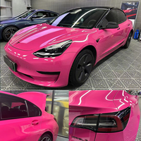 Film de protection automobile PET violet Betterave, auto-réparant, haute qualité, résistant aux rayures, sans couture et facile à installer