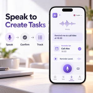 การพัฒนาแอปผู้ช่วยเสียง AI ขั้นสูงสำหรับ IOS และ Android พร้อมระบบจดจำเสียงและคำสั่งเสียง LionCreate - Product Image 4