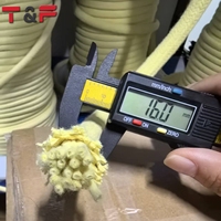 16mm100% accessoires de feu de corde d'aramide pur faisant l'équipement d'art d'écoulement personnel de feu