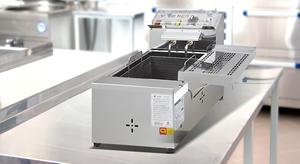 Friteuse électrique de comptoir en acier inoxydable WOOSUNG, grande capacité, machine à frire profond AC220V pour restaurant, restauration commerciale - Product Image 3