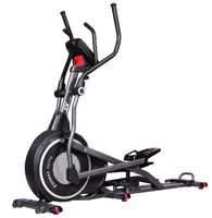 JUNXIA Elliptique Semi-Commerciale avec Écran LCD pour Salle de Sport