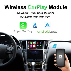 Không dây Apple Carplay cho Infiniti Q50 q50l 2015 2019 <span class=keywords><strong>Android</strong></span> Auto Carplay mô-đun giao diện đa phương tiện đài phát thanh Máy nghe nhạc <span class=keywords><strong>Navigation</strong></span> - Product Image 4