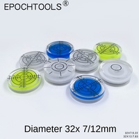 Niveau universel de 32mm de diamètre avec niveau à bulle de haute précision