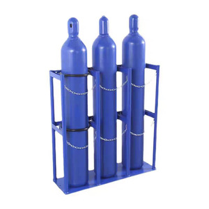 Chariot à bouteilles de gaz WQ 40L, chariot à outils industriel en métal, grande capacité, pour bouteilles d'oxygène, d'acétylène et d'azote - Product Image 4