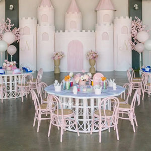 Silla Infantil de Mimbre Hecha a Mano, Ecológica, para Fiestas de Cumpleaños, Muebles Infantiles de Mimbre Natural, Seguros para Interiores y Exteriores - Product Image 1