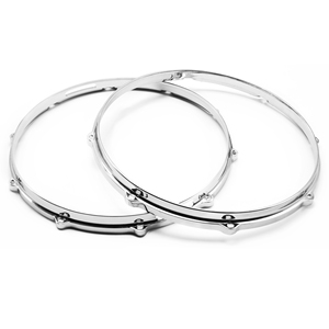 Venta al por mayor 14 pulgadas 8 agujeros 10 agujeros Kit de tambor anillo inferior con 1,2mm Chapado en plata acabado para bombo accesorios Drum Circle - Product Image 5