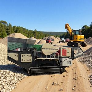 Estación Móvil de Trituración de Mandíbula sobre Orugas, Trituradora de Residuos de Construcción, Trituradora de Minerales, Trituradora Móvil de Hormigón en Bloques - Product Image 5