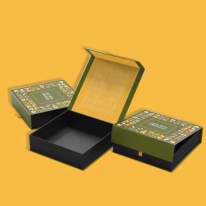 Emballage cadeau écologique <span class=keywords><strong>sur</strong></span> <span class=keywords><strong>mesure</strong></span> Texture dure Flip <span class=keywords><strong>sur</strong></span> boîte cadeau - Product Image 2