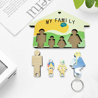 Promotion de la culture d'entreprise, cadeaux pour le bien-être des employés, supports de sublimation cool, porte-clés en MDF, porte-clés détachable