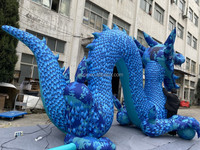 Dragon chinois gonflable géant Loong Ballon avec tissu Oxford pour la décoration d'événements
