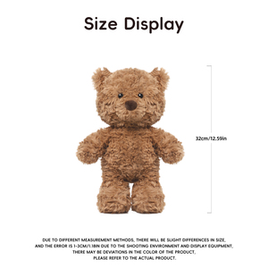 Orsacchiotto di Peluche Pesante Marrone Riccio per Calore e Comfort, Regalo Morbido e Carino per Bambini e Bambine - Product Image 5