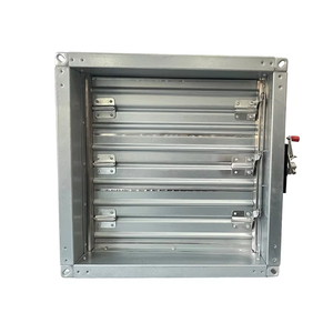 วาล์วระบายควันไฟฟ้าแบบสี่เหลี่ยมทำจากสแตนเลสสำหรับใช้ในห้องออกกำลังกายและบันได - <span class=keywords><strong>ราคา</strong></span>ถูก คุณภาพสูง - Product Image 1