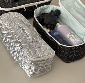 Bolsa de Viaje de Nailon de Alta Calidad para Dispositivos de Peinado, Resistente al Agua y Duradera, con Cierre y Logotipo Impreso - Product Image 1