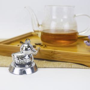 गर्म बिक्री वाली स्टेनलेस स्टील बतख आकार चाय इनफ्यूज़र को सिरेमिक प्लास्टिक जाल सामग्री फिल्टर और रसोई के उपयोग के लिए श्रृंखला - Product Image 4