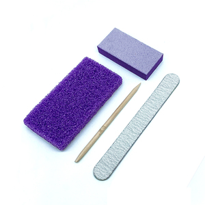 Wholesale Disposable Yellow/Blue 4 in 1 Disposable Nail <b>Kit</b> for <b>Manicure</b> - Product Image 3