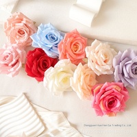 Boîte de fleurs artificielles en forme de corne de 10 cm, roses artificielles pour mur floral, fleurs de mariage faites à la main pour accessoires de photographie en extérieur et décoration intérieure