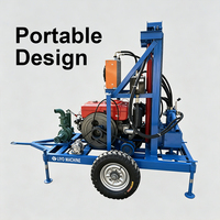 Prix Abordable – Foreuse Mobile pour Puits d'Eau de 150 m, Rig de Forage Portable pour Puits d'Eau, Vente en Gros Usine OEM ODM