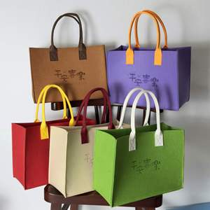 Sac fourre-tout en feutre avec design polyvalent, personnalisation du logo, petites commandes pour les marchés européen et américain - Product Image 3