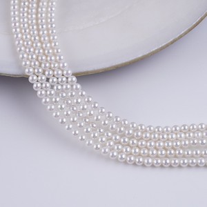 Zhuji Natural <b>Freshwater</b> <b>Pearl</b> Jewelry Accessories 4-5mm White Scattered Bead String DIY Necklace <b>Bracelet</b> Colorful Batch - Product Image 4
